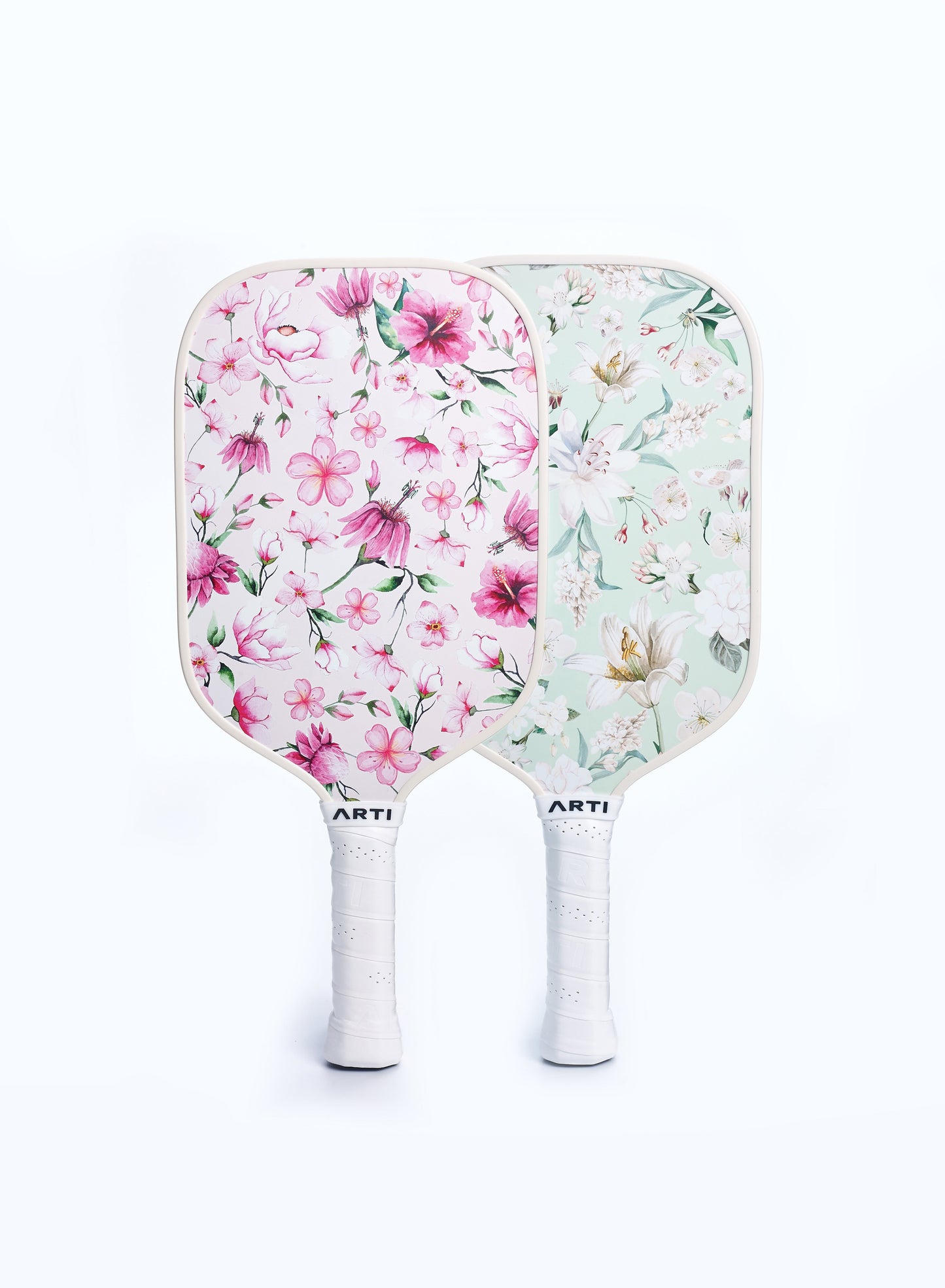 ARTI Fiberglass "Flowers" Pickleball Paddle Set - USA Pickleball Approved