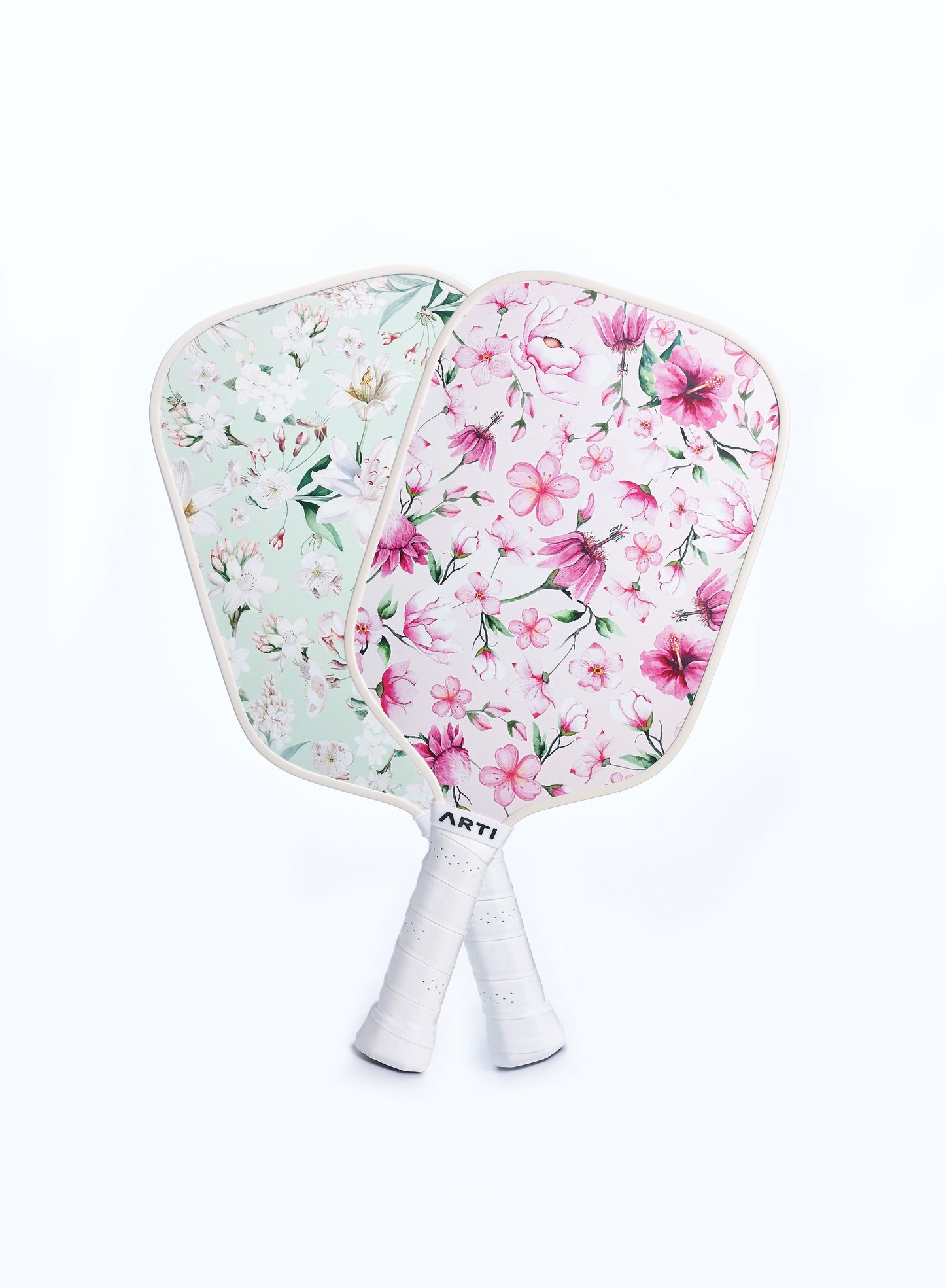 ARTI Fiberglass "Flowers" Pickleball Paddle Set - USA Pickleball Approved