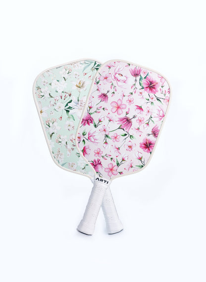 ARTI Fiberglass "Flowers" Pickleball Paddle Set - USA Pickleball Approved
