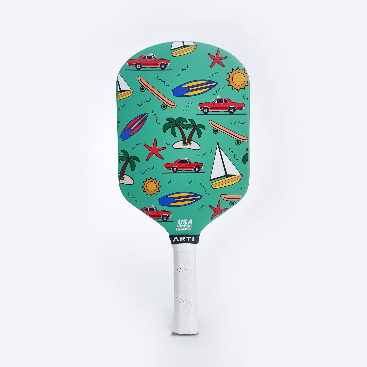 ARTI 16mm T700 Carbon Fiber "CALIFORNIA" Pickleball Paddle - USA Pickleball Approved