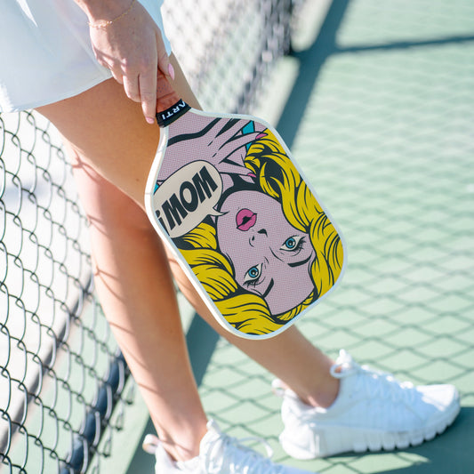 ARTI 16mm T700 Carbon Fiber Kristen & Kristy "WOW" Pickleball Paddle - USA Pickleball Approved