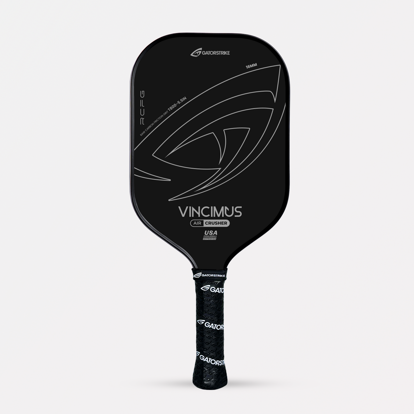GatorStrike Vincimus Power — Raw Carbon Pickleball Paddle Under $150
