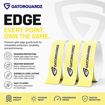 Pickleball Paddle Edge Guard Tape — Chip & Scratch Protection (3-Pack)