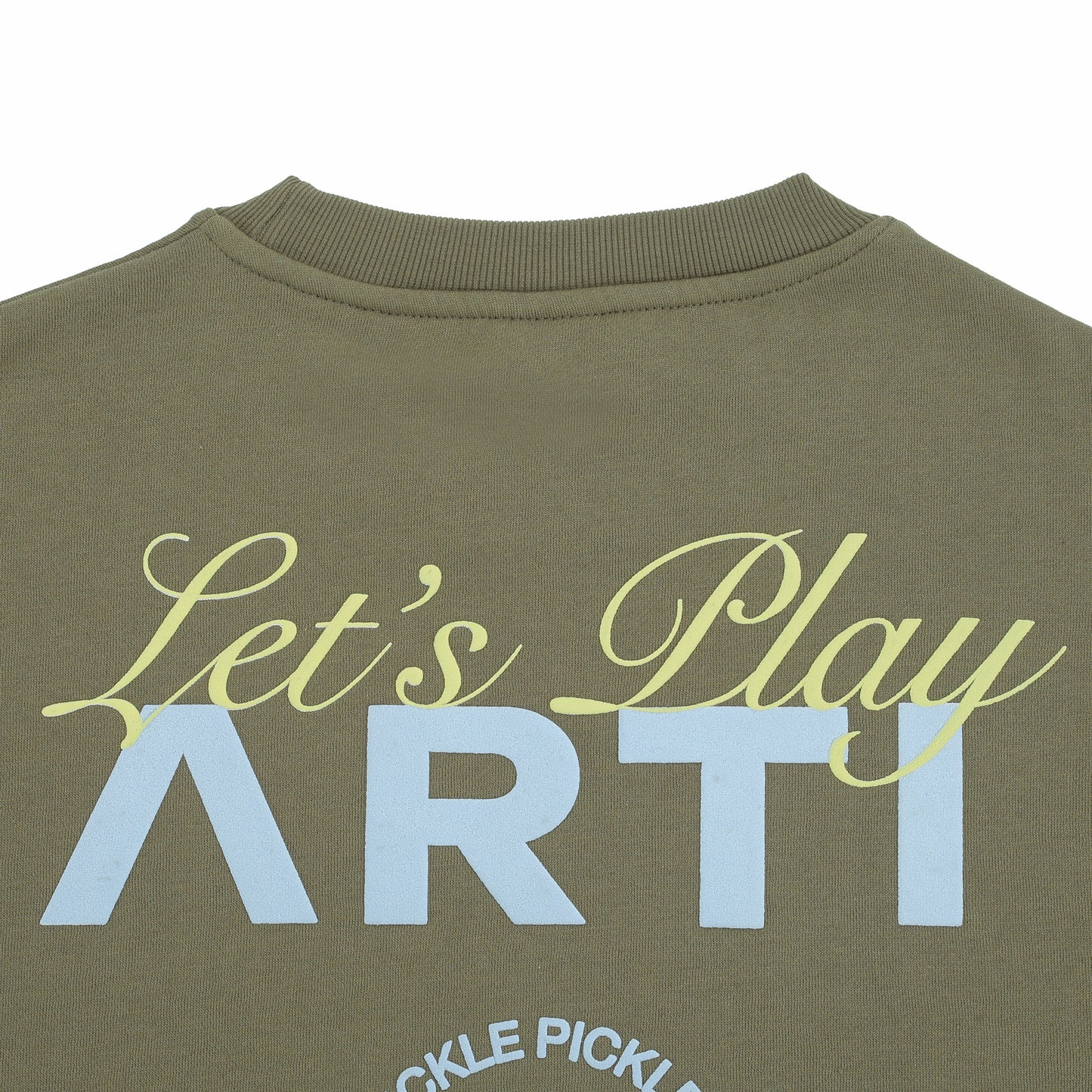 ARTI “Let’s Play” Heavyweight Crewneck – Olive Green