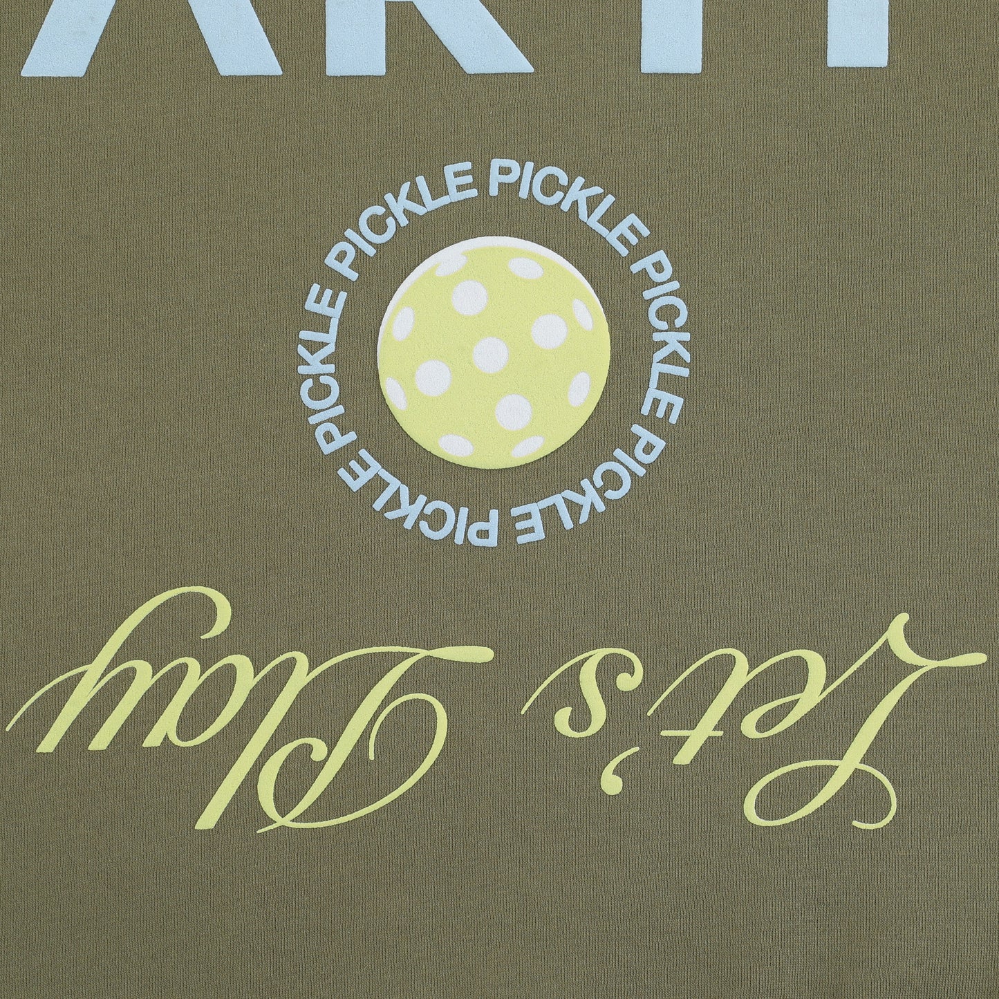 ARTI “Let’s Play” Heavyweight Crewneck – Olive Green