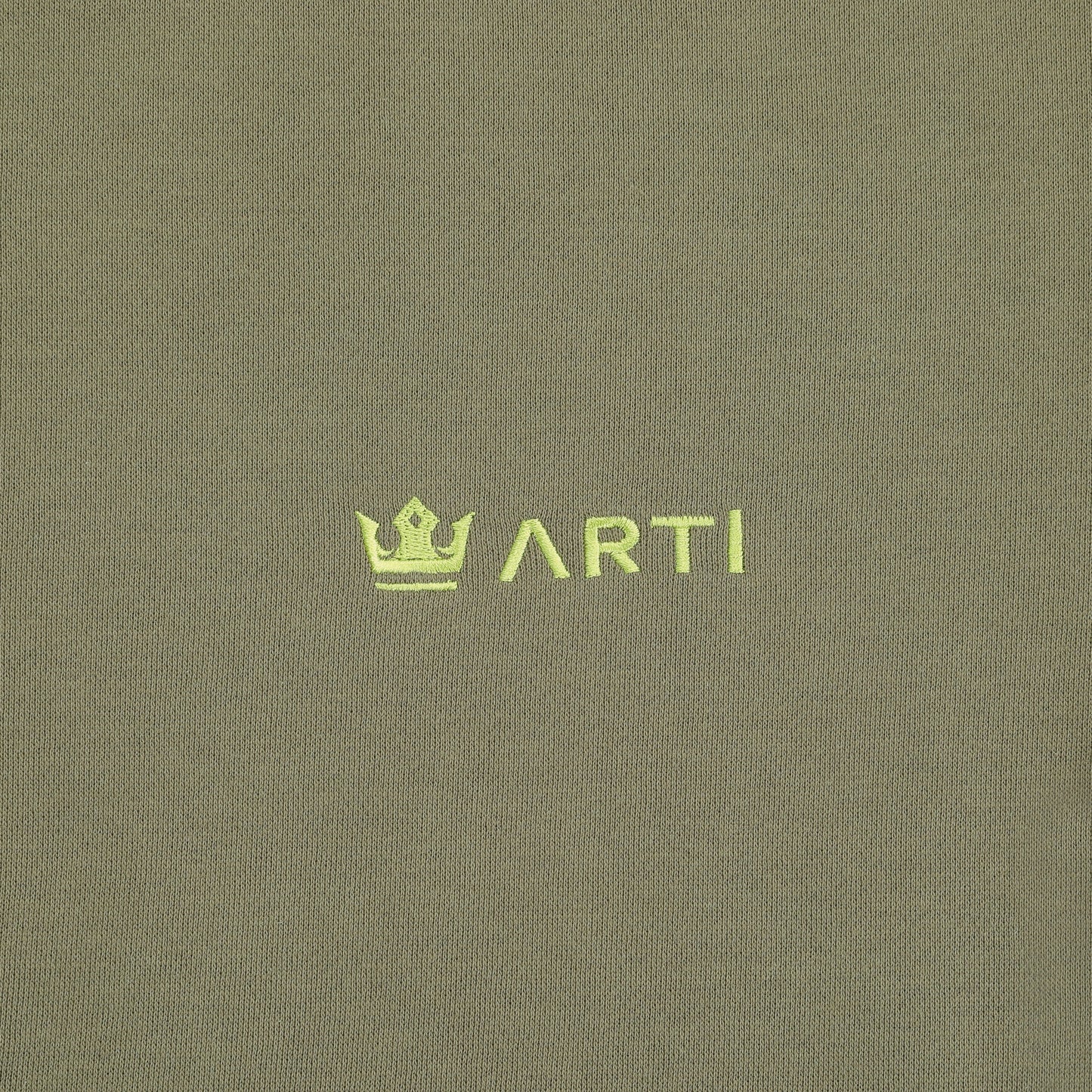 ARTI “Let’s Play” Heavyweight Crewneck – Olive Green