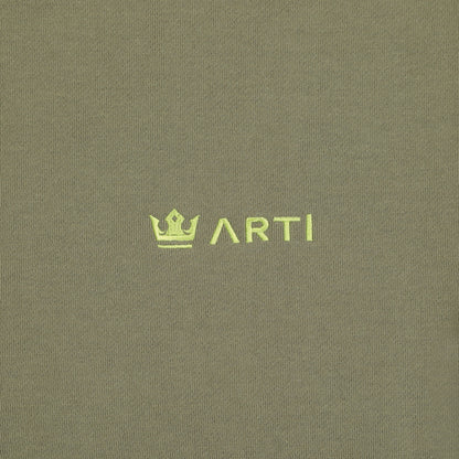ARTI “Let’s Play” Heavyweight Crewneck – Olive Green