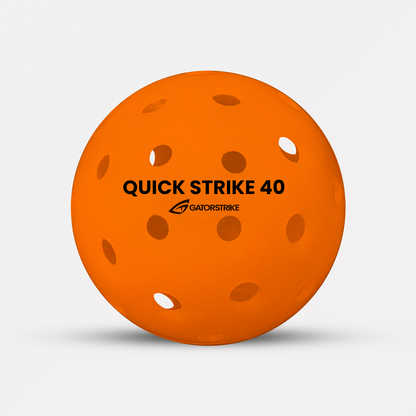 Quick Strike 40 Outdoor Pickleballs — Durable Long Lifetime Balls